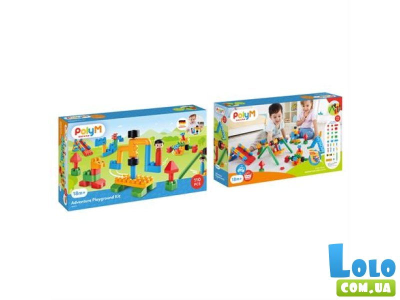 Конструктор Игровая площадка, PolyM (760011), 110 дет.