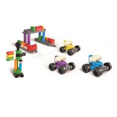 Конструктор Радужный поезд с цифрами, PolyM (760022), 63 дет.