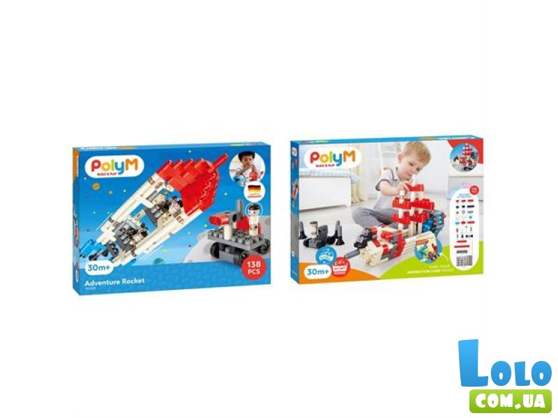 Конструктор Приключенческая ракета, PolyM (760025), 138 дет.