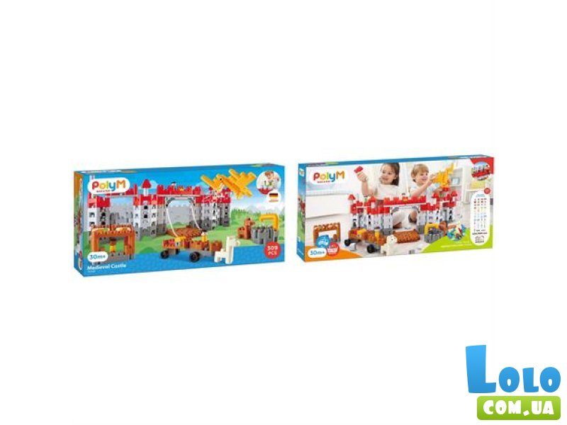 Конструктор Средневековый замок, PolyM (760026), 310 дет.