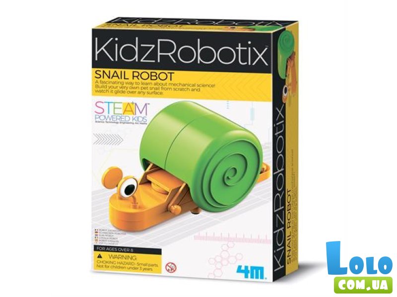 Конструктор Робот-улитка, 4М (00-03433), 42 дет.