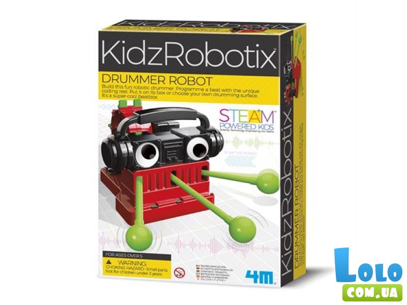 Набор для исследований Робот-барабанщик, 4М