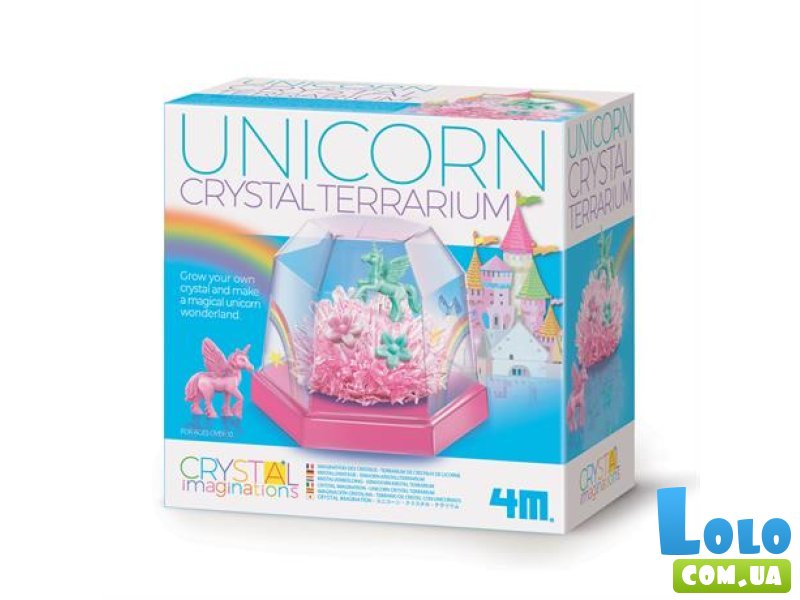Набор для выращивания кристаллов Единороги, 4M
