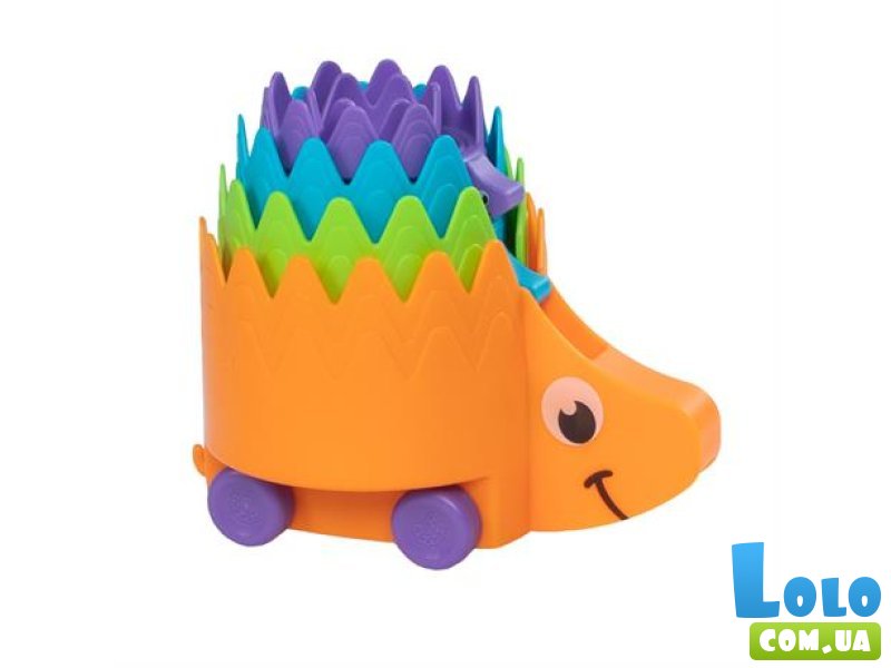 Пирамидка-каталка Ежики, Fat Brain Toys