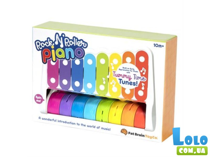 Детский ксилофон с колокольчиками, Fat Brain Toys