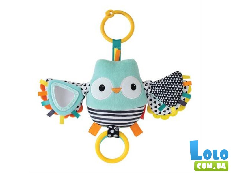 Мягкая игрушка-подвеска Сова, Infantino