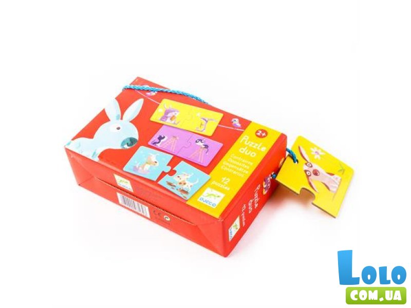 Игра-пазл Противоположности, Djeco, 12 эл.