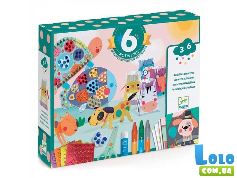 Набор для творчества Зверята, Djeco