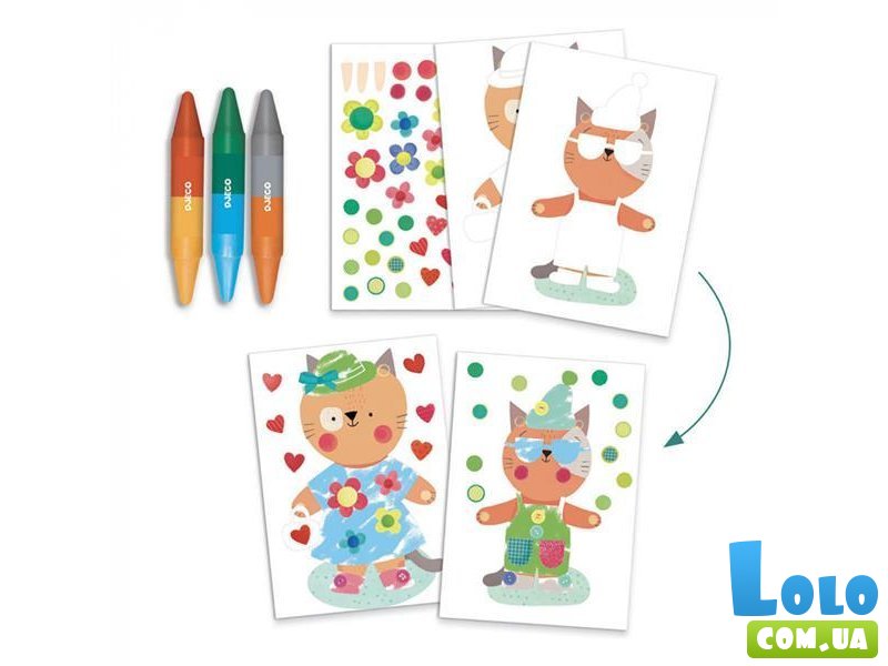 Набор для творчества Зверята, Djeco