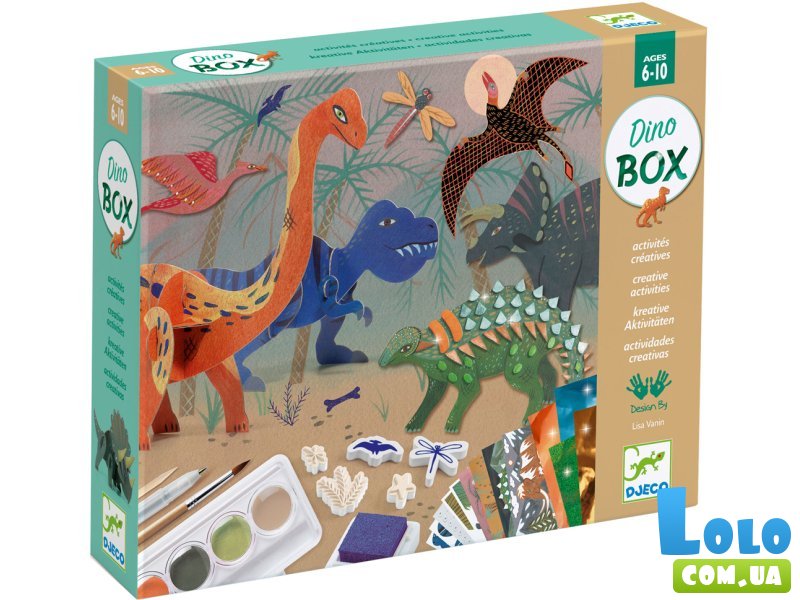 Набор для творчества Мир динозавров, Djeco
