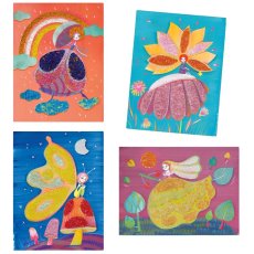 Набор для рисования блестками Сказочная страна, Djeco