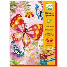 Набор для рисования блестками Бабочки, Djeco