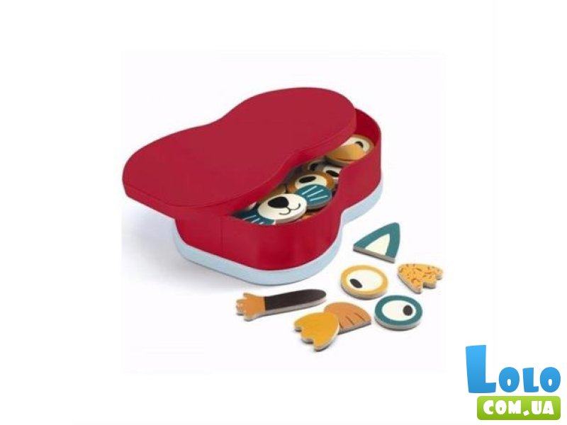 Магнитная игра Животные, Djeco