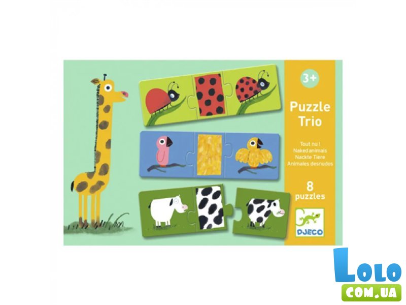 Пазл Одень зверушку, Djeco, 24 эл.