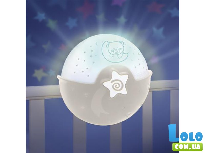 Ночник-проектор Спокойные сны, Infantino (серый)