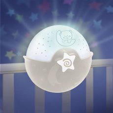 Ночник-проектор Спокойные сны, Infantino (серый)