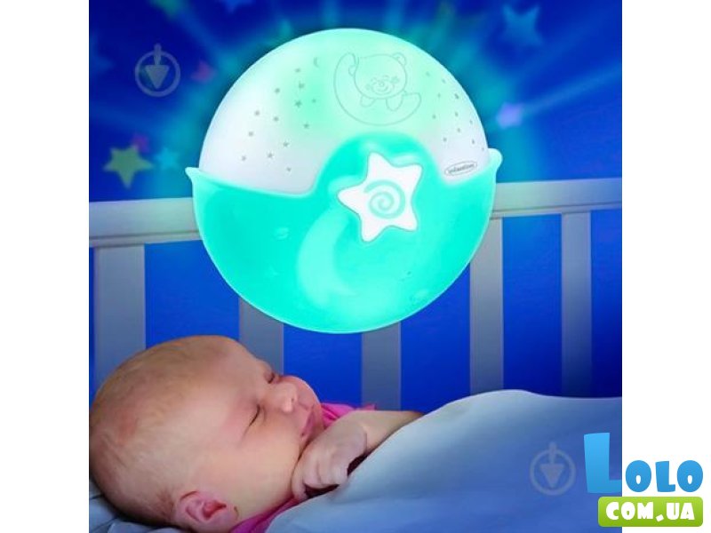Ночник-проектор Спокойные сны, Infantino (голубой)