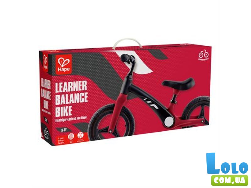 Беговел двухколесный, Hape (красный)