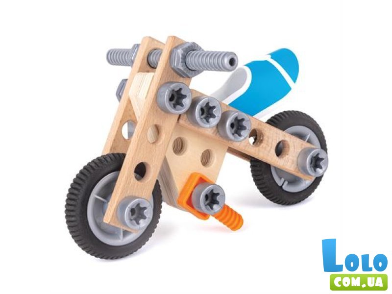 Конструктор Мотоцикл, Hape (E3037), 34 дет.