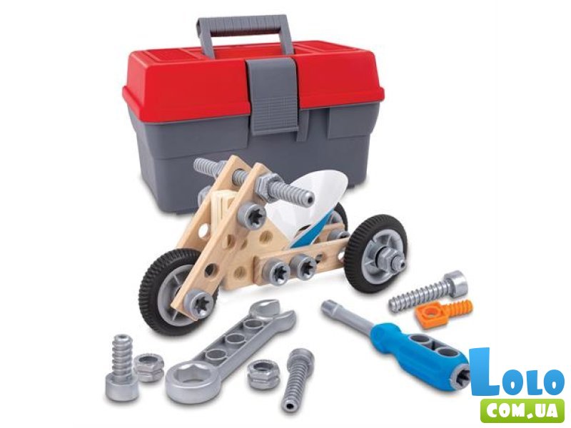 Конструктор Мотоцикл, Hape (E3037), 34 дет.