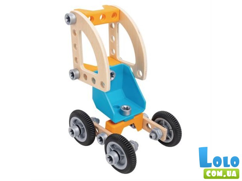 Конструктор Экскаватор, Hape (E3038), 37 дет.