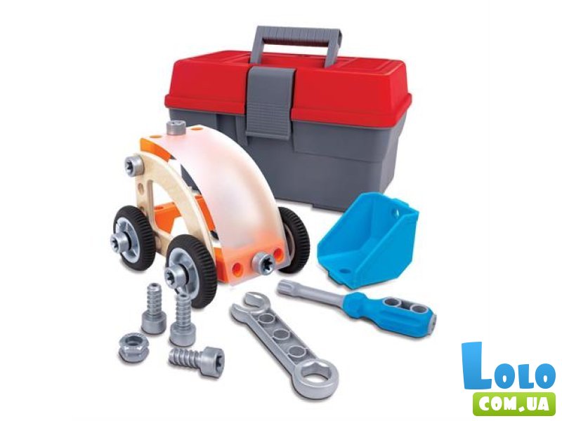 Конструктор Экскаватор, Hape (E3038), 37 дет.