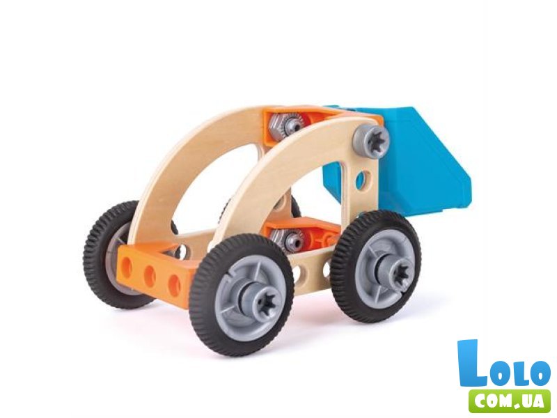 Конструктор Экскаватор, Hape (E3038), 37 дет.