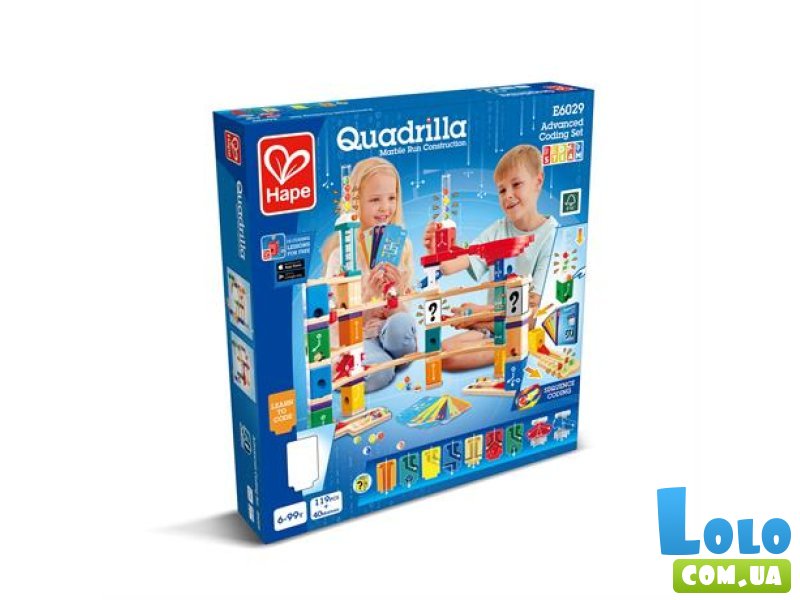 Конструктор-лабиринт Quadrilla Программирование, Hape (E6029), 159 дет.
