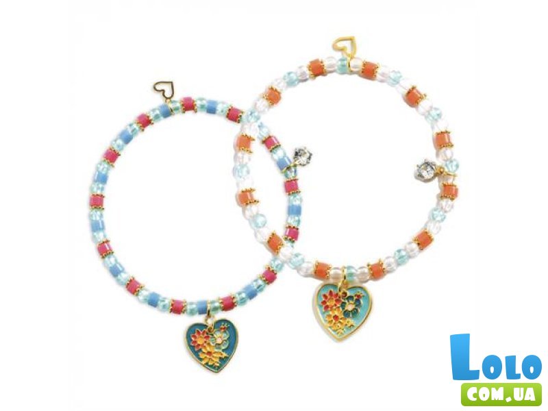 Набор для создания украшений Браслет дружбы Сердце, Djeco