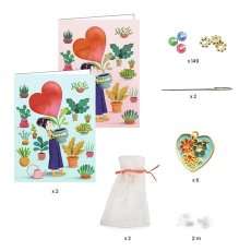 Набор для создания украшений Браслет дружбы Сердце, Djeco