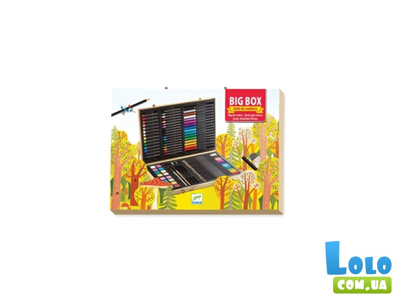 Набор для рисования в деревянном кейсе, Djeco
