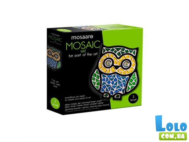 Набор для стеклянной мозаики Сова, Mosaaro