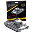Коллекционная модель-конструктор Танк Pz.Kpfw. II, Metal Time (MT060), 42 дет.