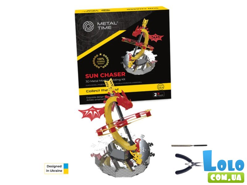 Конструктор Солнечные часы, Metal Time (MT025), 57 дет.