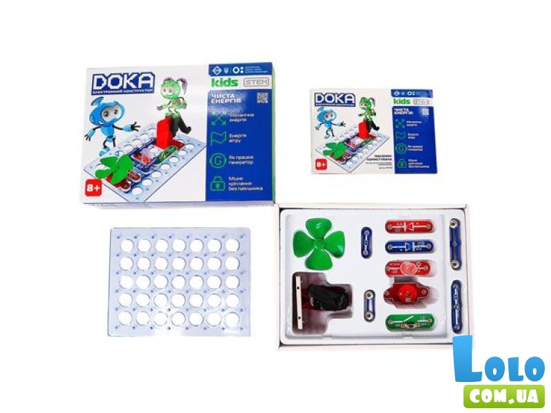 Электронный конструктор Чистая энергия, Doka (D70704), 12 дет.