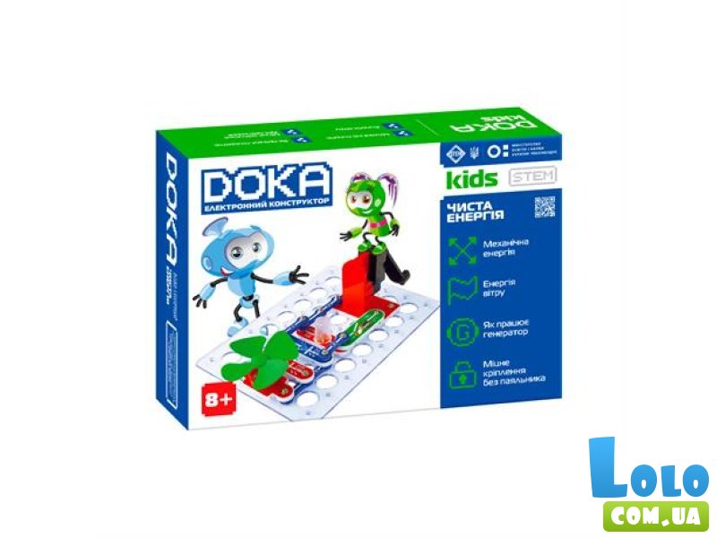 Электронный конструктор Чистая энергия, Doka (D70704), 12 дет.