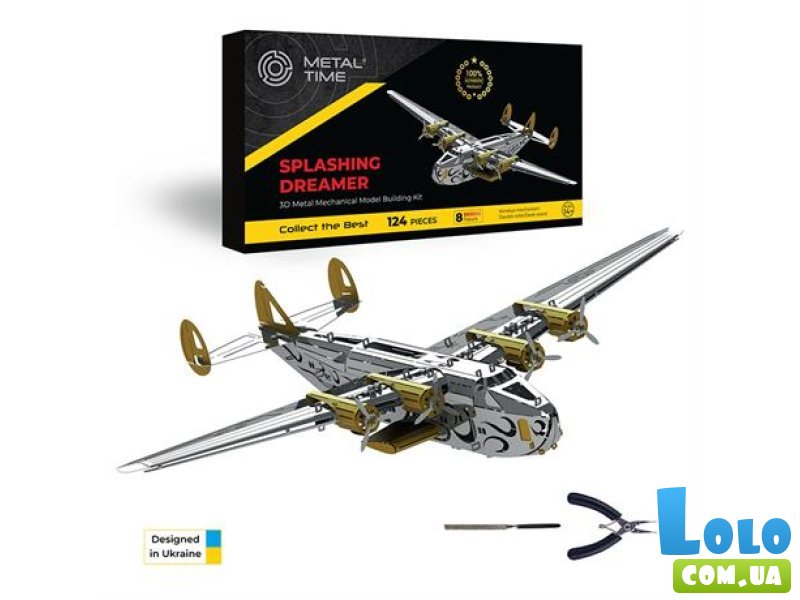 Конструктор Боинг-314, Metal Time (MT053), 124 дет.