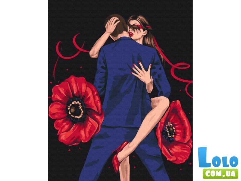 Картина по номерам Момент страсти ©Alla Berezovska, Brushme (40х50 см)