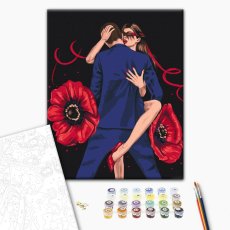 Картина по номерам Момент страсти ©Alla Berezovska, Brushme (40х50 см)