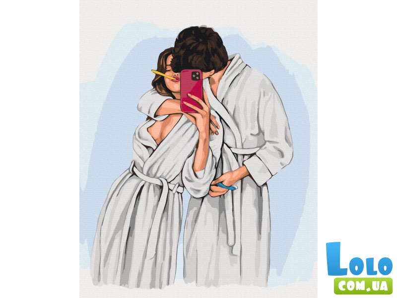 Картина по номерам Счастливые мгновения ©Alla Berezovska, Brushme (40х50 см)