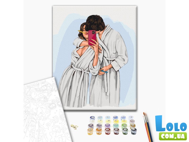 Картина по номерам Счастливые мгновения ©Alla Berezovska, Brushme (40х50 см)