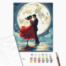 Картина по номерам Танец под луной, Brushme (40х40 см)