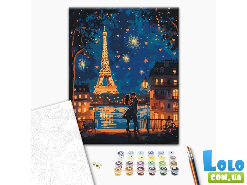 Картина по номерам Любовь в воздухе, Brushme (40х50 см)