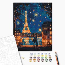 Картина по номерам Любовь в воздухе, Brushme (40х50 см)