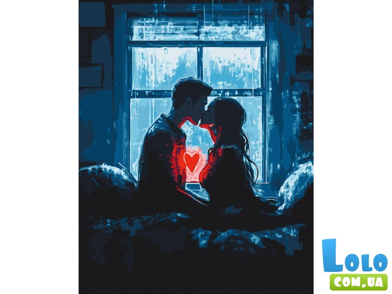 Картина по номерам Соединившиеся сердца Brushme (40х50 см)