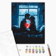 Картина по номерам Соединившиеся сердца Brushme (40х50 см)