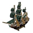 3D-пазл Корабль Месть королевы Анны, CubicFun, 22 эл.