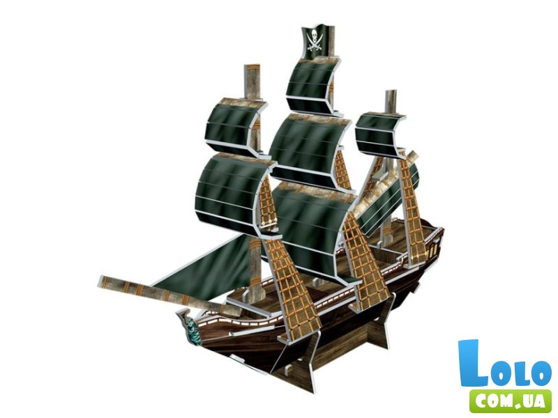 3D-пазл Корабль Месть королевы Анны, CubicFun, 22 эл.