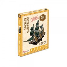 3D-пазл Корабль Месть королевы Анны, CubicFun, 22 эл.