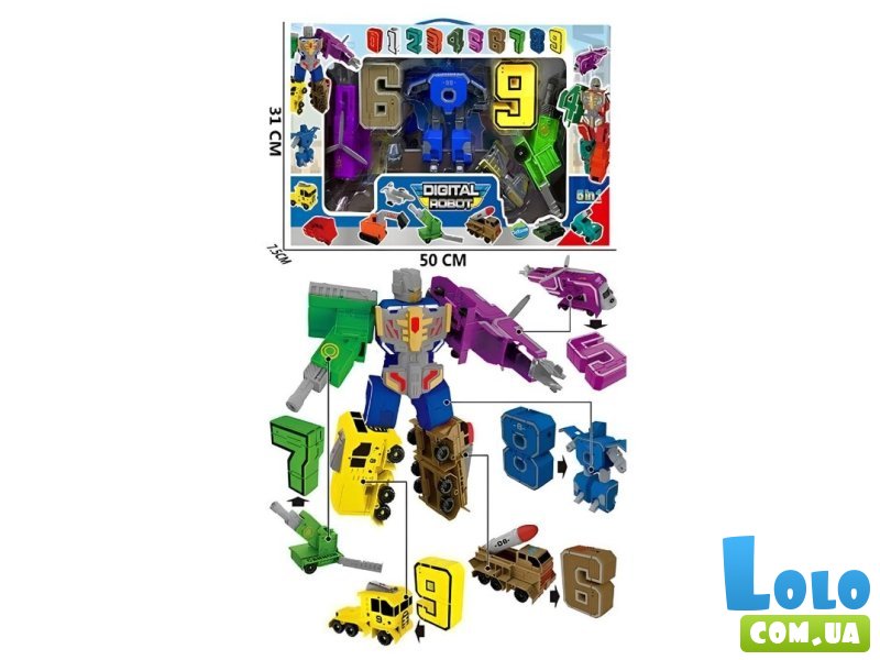 Набор трансформеров Цифры